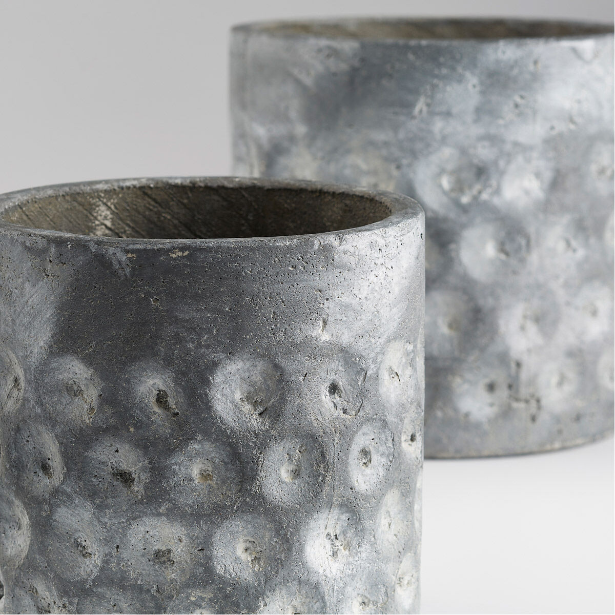 Potomac Pewter Gray Planter, Large