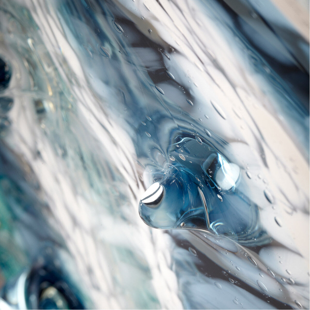 Abyss 37 X 21 inch Blue/Clear Plate