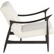 Oscar Dark Brown and Cream Arm Chair