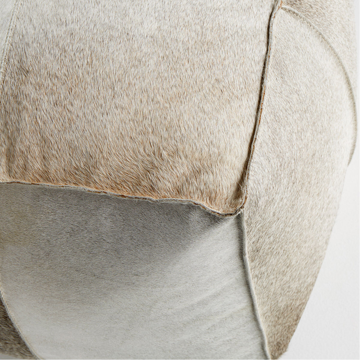 Brixton 19 inch Grey Pouf