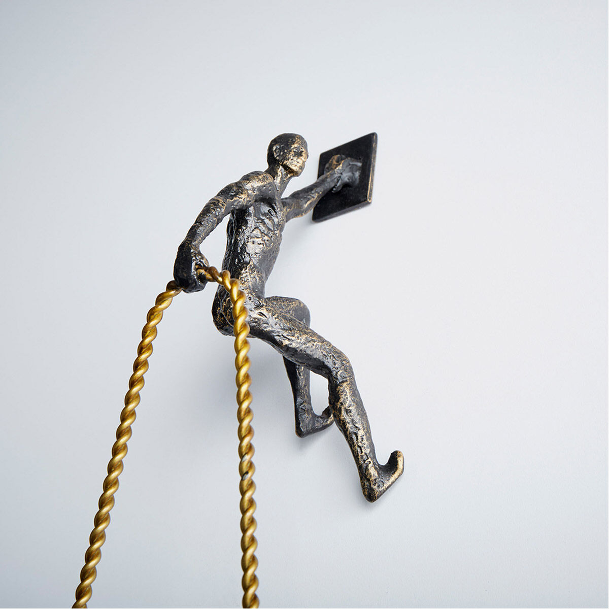 Muscle 38 X 18 inch Golden Bronze Wall Mirror