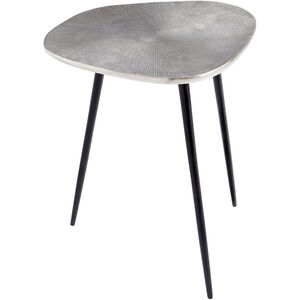 Triata 21 X 20 inch Raw Nickel And Bronze Side Table