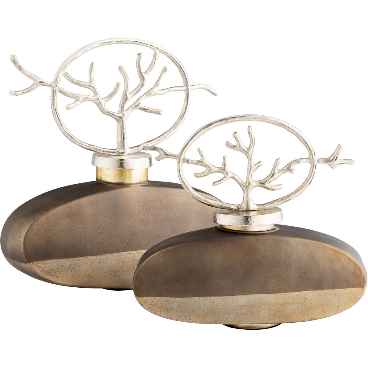 Round Viewleaf 12 X 11 inch Sculpture, Round