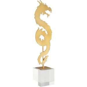 Haku Dragon 21 X 4 inch Sculpture, Tall
