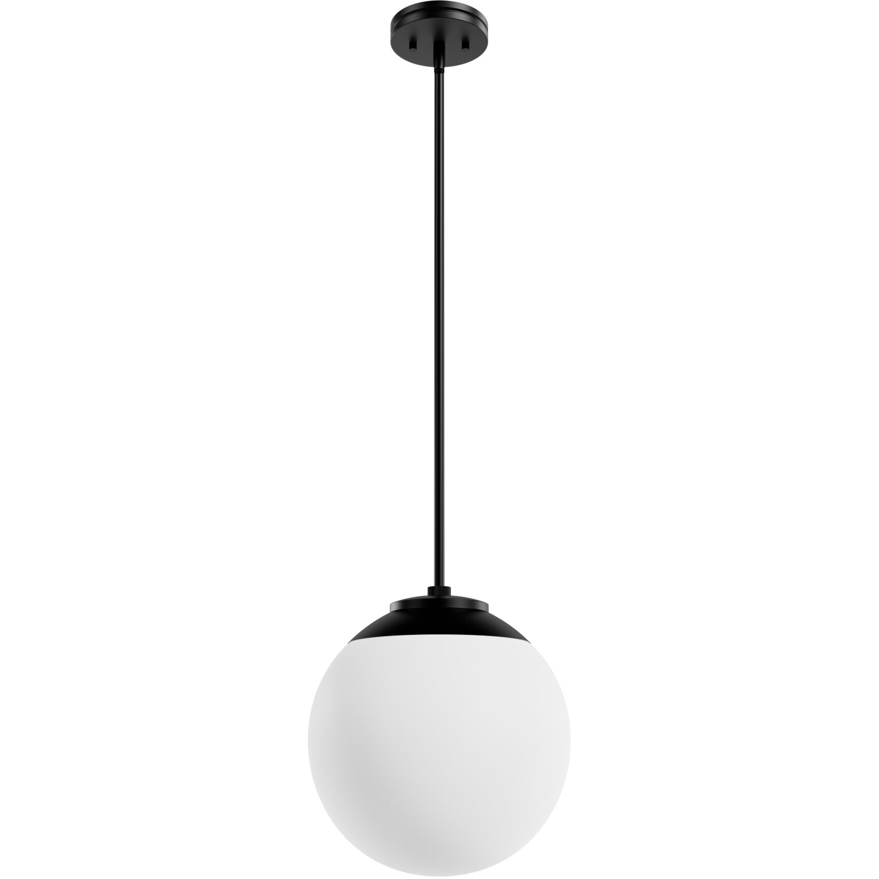 Hepburn 1 Light 12 inch Matte Black Pendant Ceiling Light, Medium
