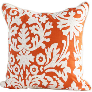 Ella 18 X 18 inch Orange Pillow Cover