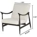 Oscar Dark Brown and Cream Arm Chair
