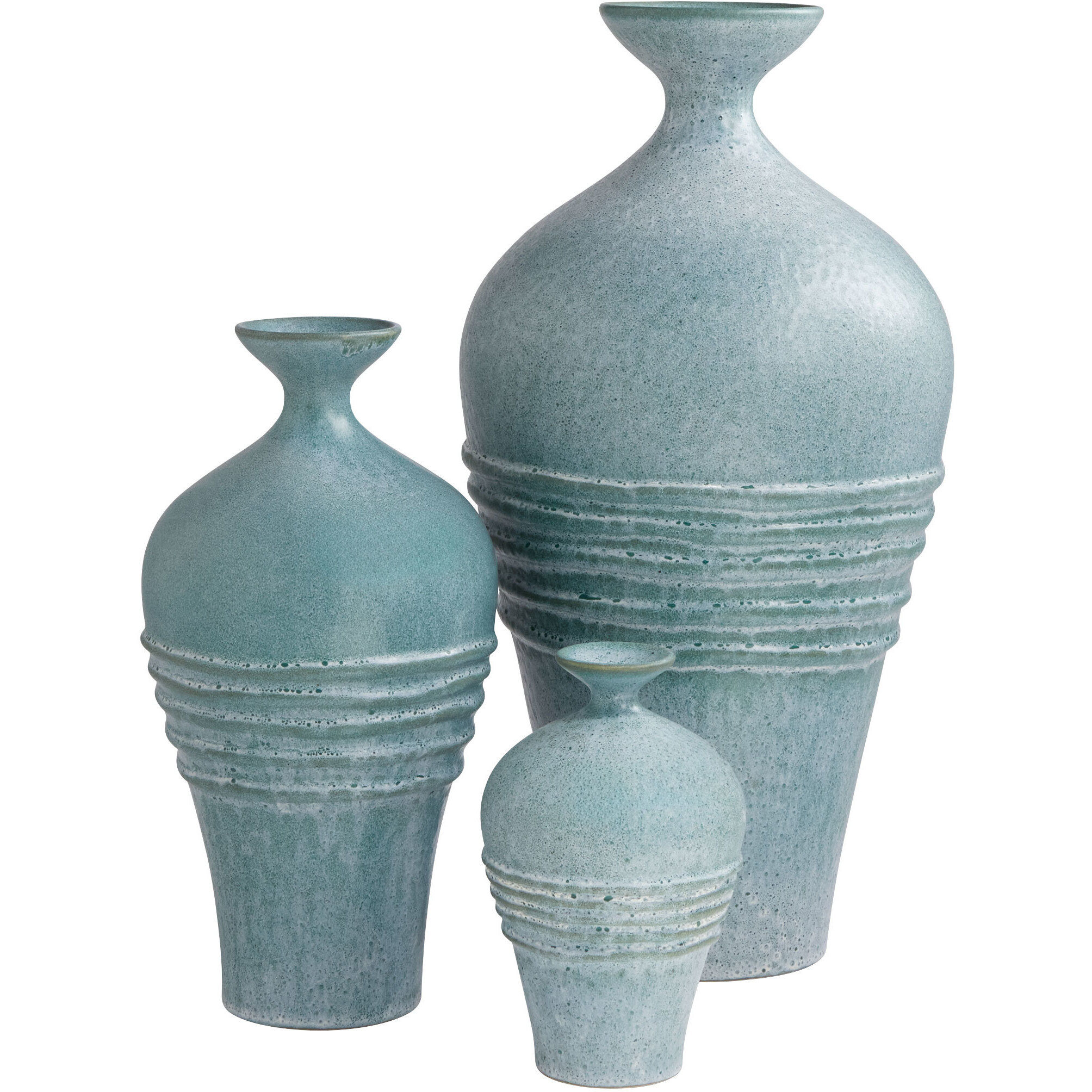 Ribbon 8 X 5 inch Vase, Small