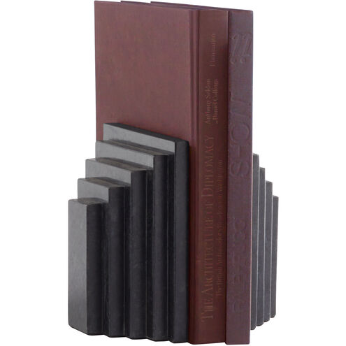 Epilogue 7 X 3 inch Black Bookends