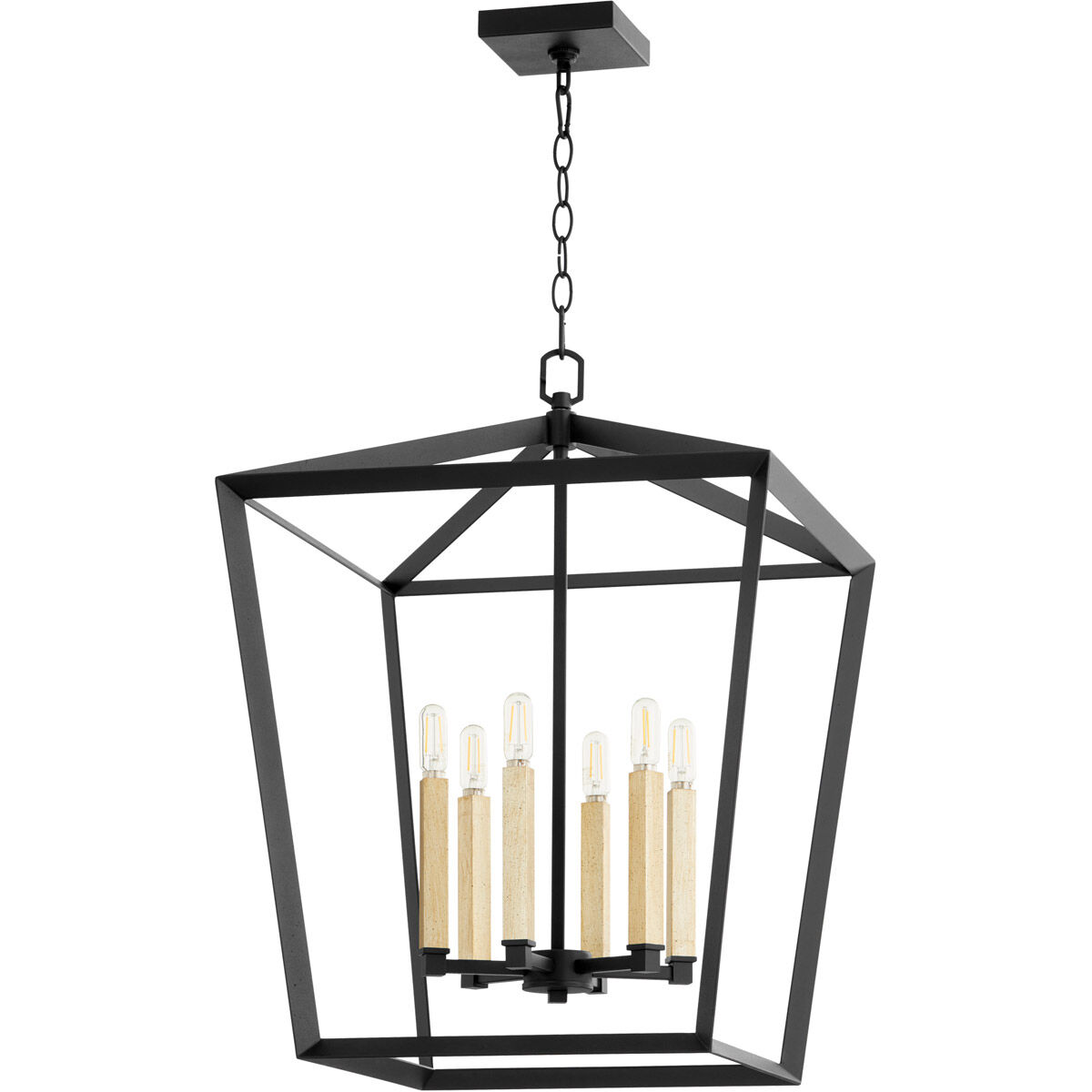 Hyperion 4 Light 19 inch Noir Chandelier Ceiling Light