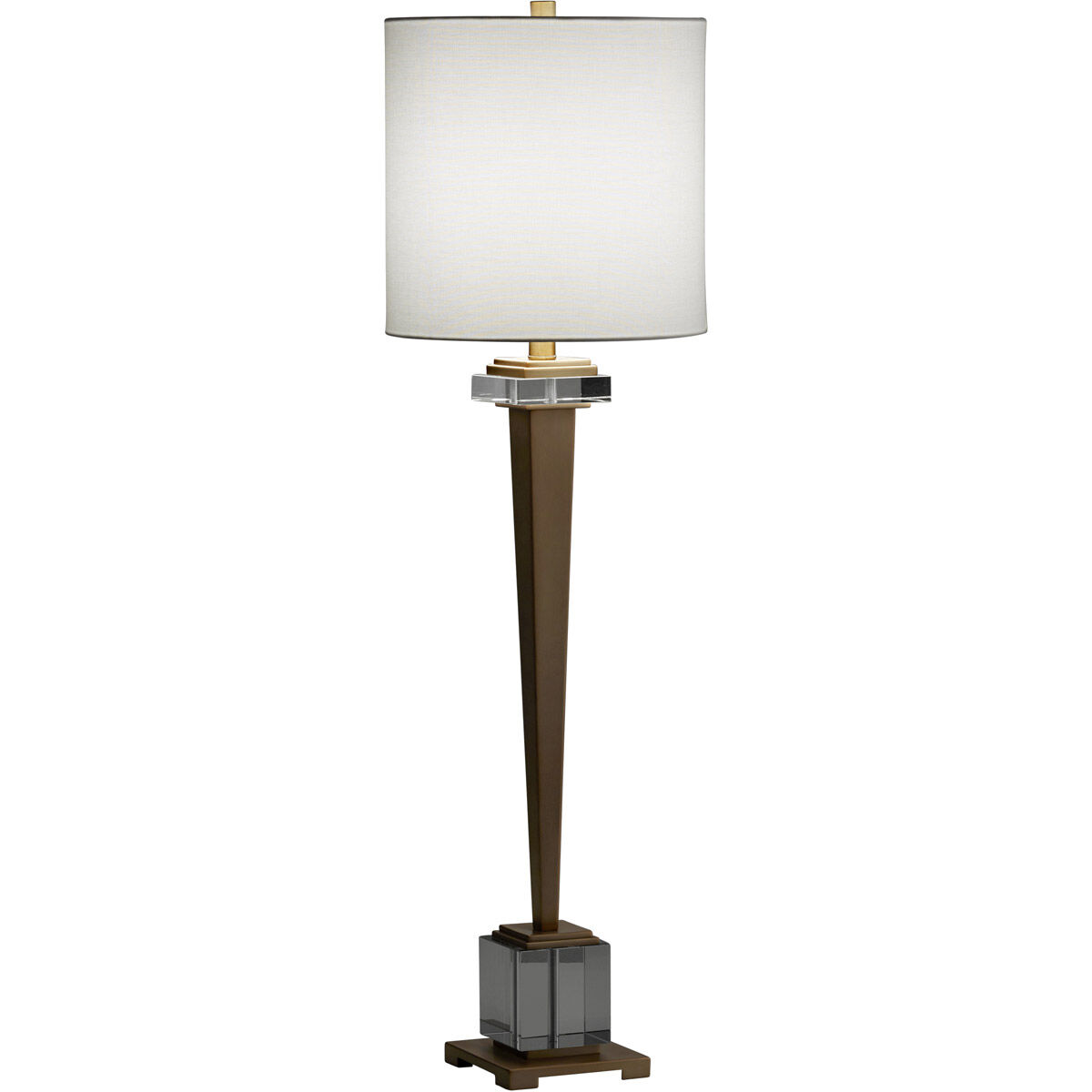 Statuette 41 inch 100.00 watt Brass Table Lamp Portable Light