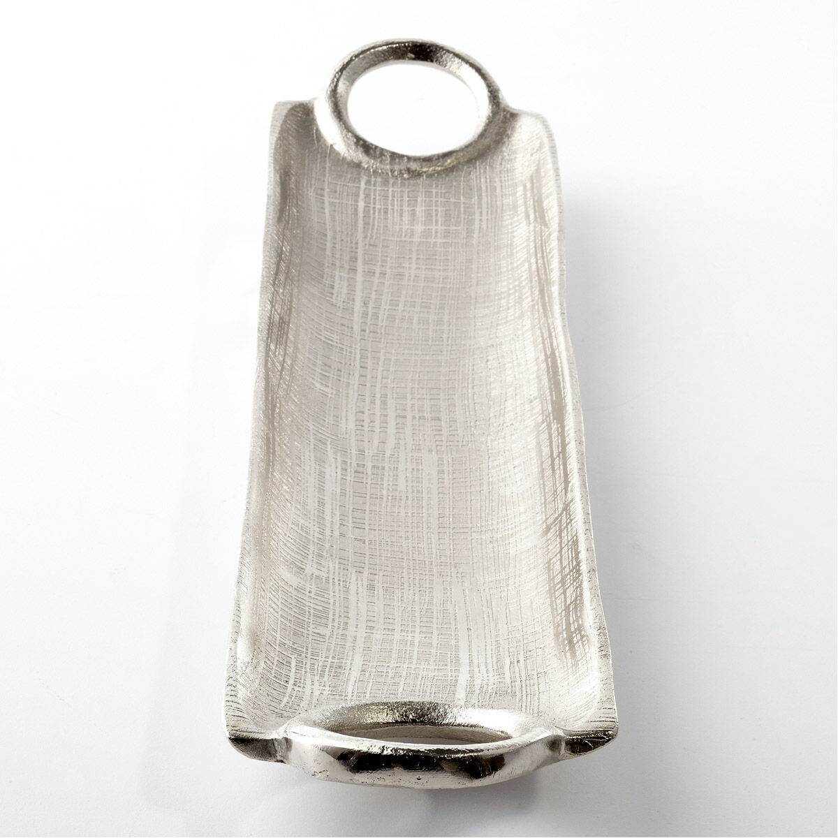 Katerina Textured Nickel Tray, Small
