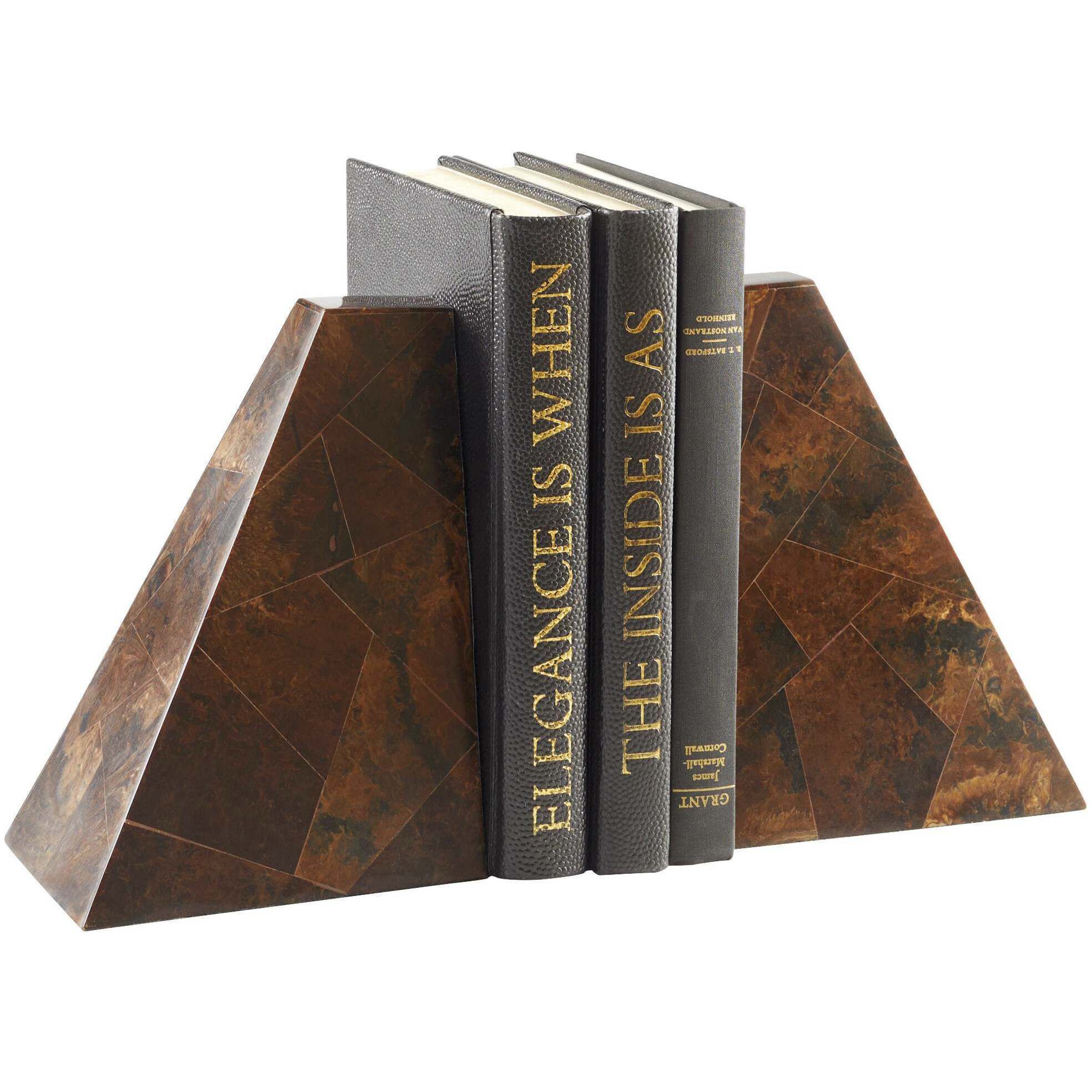Taurus 6 X 4 inch Brown Bookends