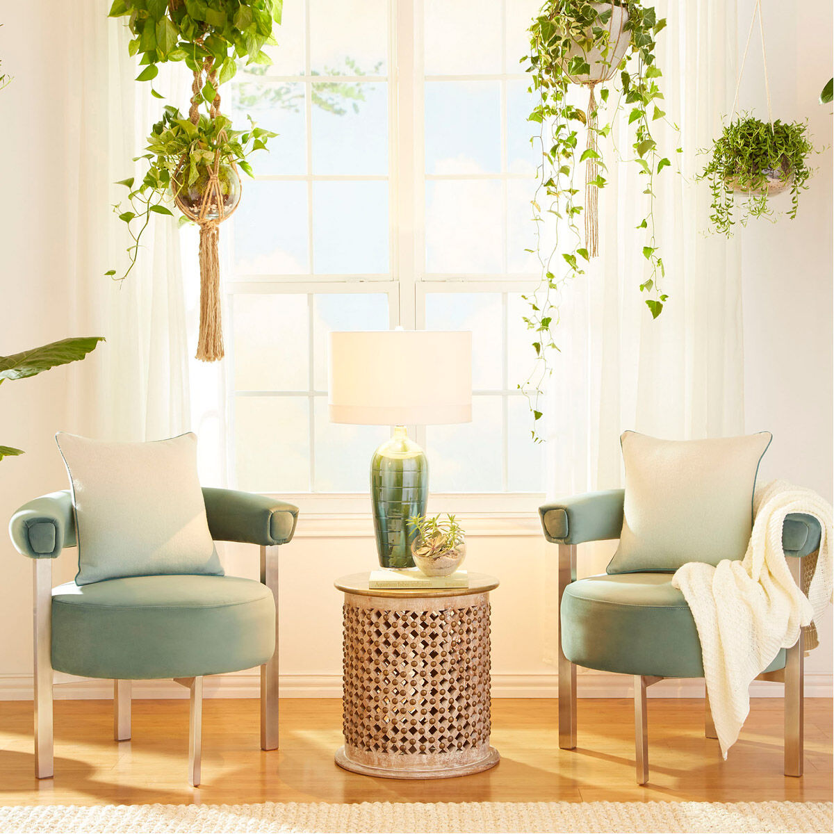 Elysia 29 inch 100.00 watt Blue Glaze Table Lamp Portable Light