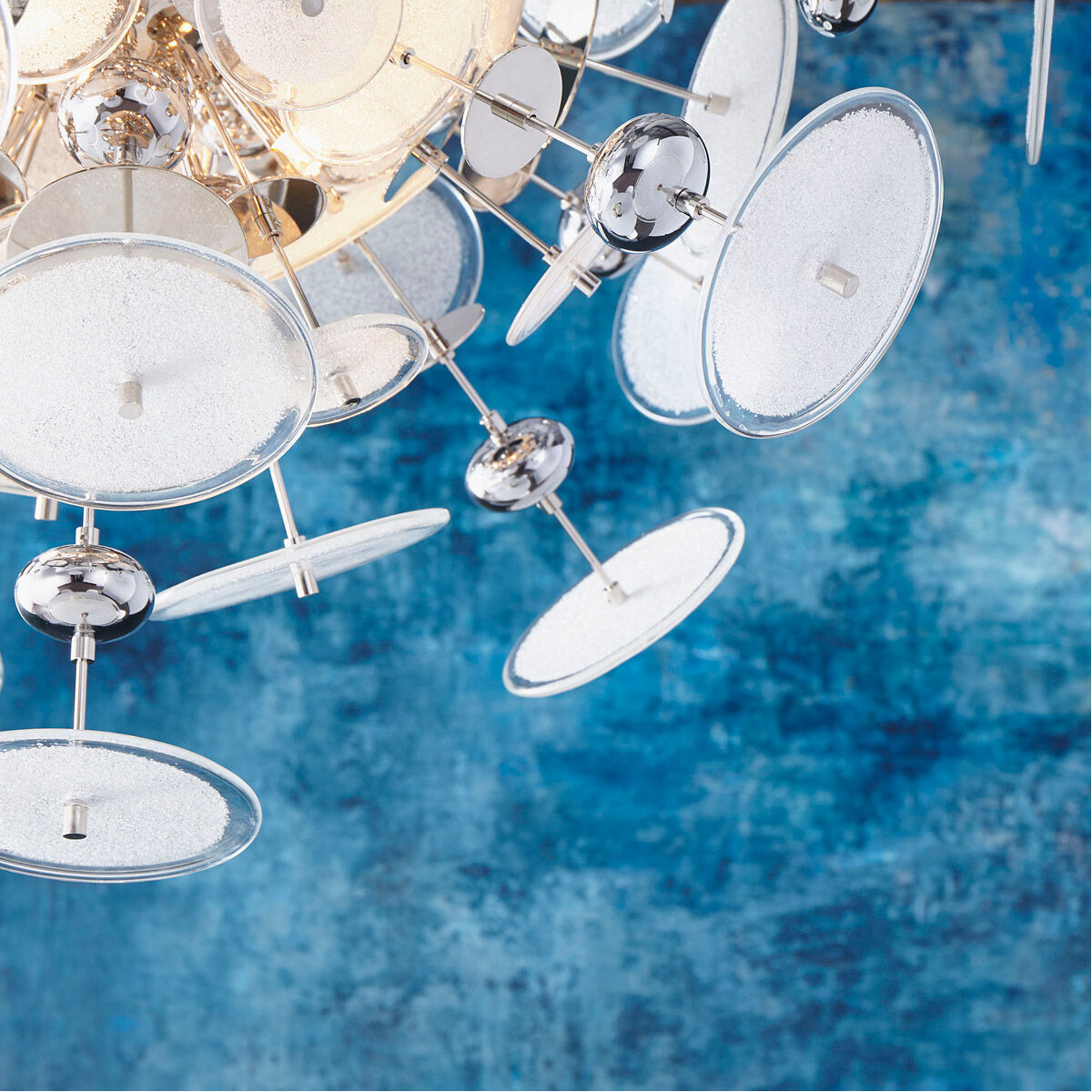 Avi 10 Light 25.25 inch Polished Nickel Pendant Ceiling Light