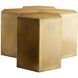 Korio 18 X 18 inch Brass Accent Table