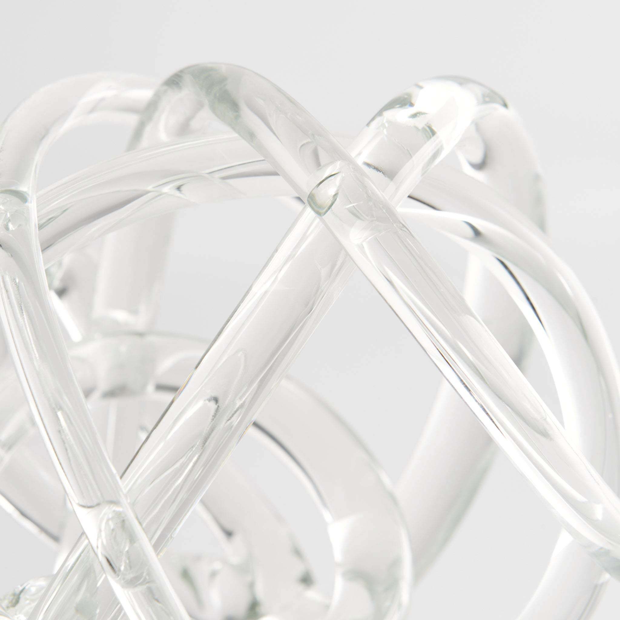 Knotty Clear Sphere, XL