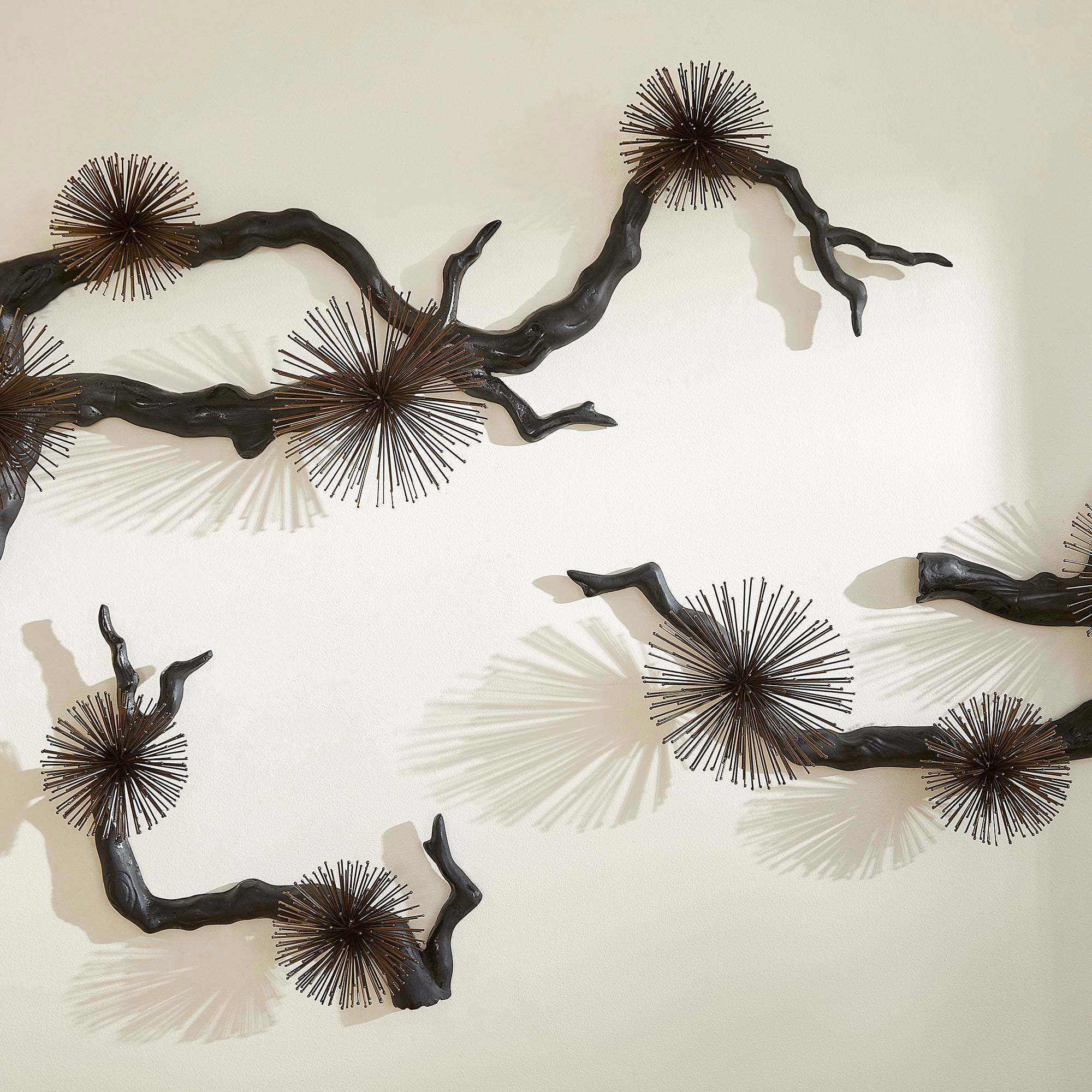 Ichiyo Black and Gold Accents Wall Decor, Small