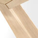 Kona 56 inch Studio White with Natural Oak Blades Ceiling Fan