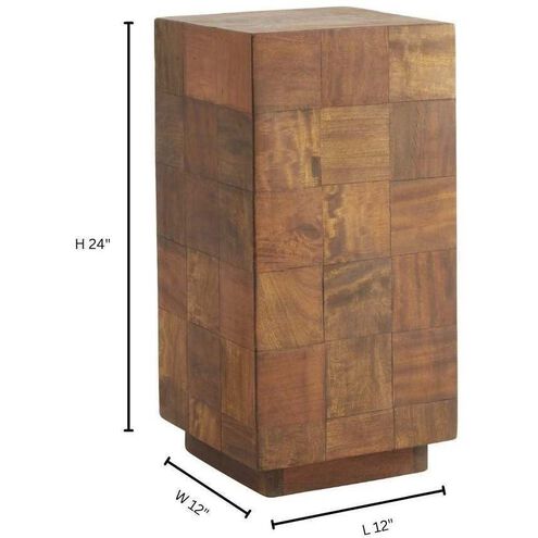 Halma 24 X 12 inch Oak Pedestal, Small