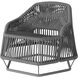 Hexagon Grey Arm Chair