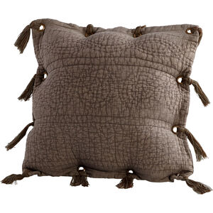 Ella 18 X 18 inch Grey Pillow Cover