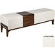 Noah 18 inch Off-White Ottoman