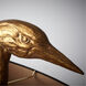 Ibis 35 inch 100.00 watt Ancient Gold Table Lamp Portable Light
