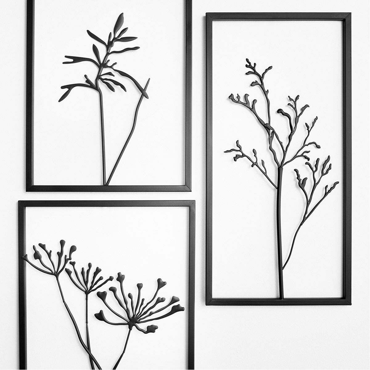 Arbre Trois Graphite Wall Décor, Trois