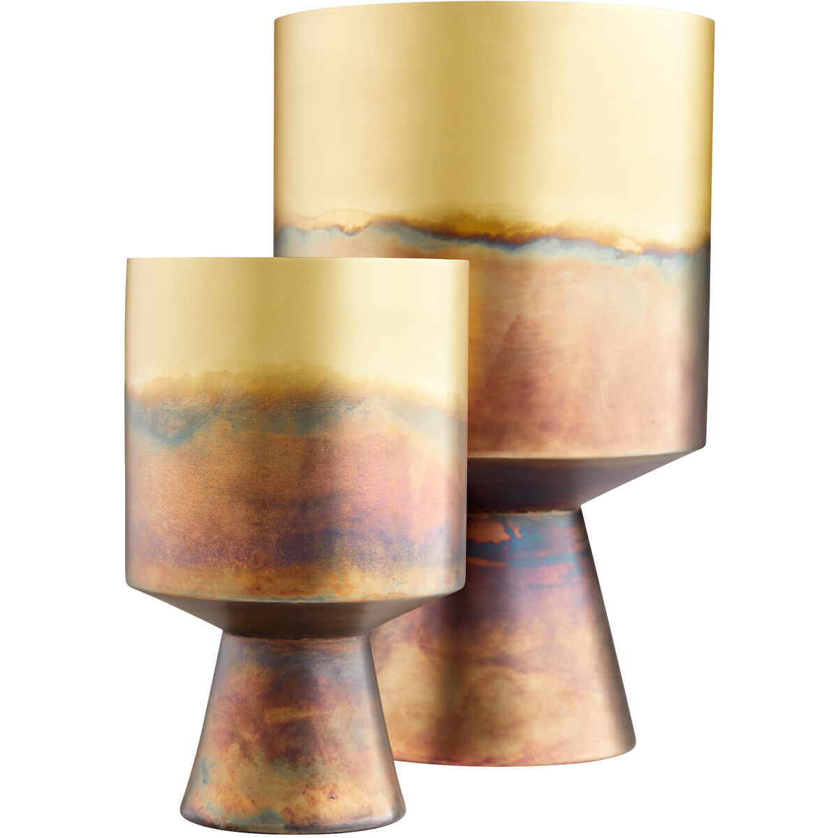 Rhizome Gold Planter, Large