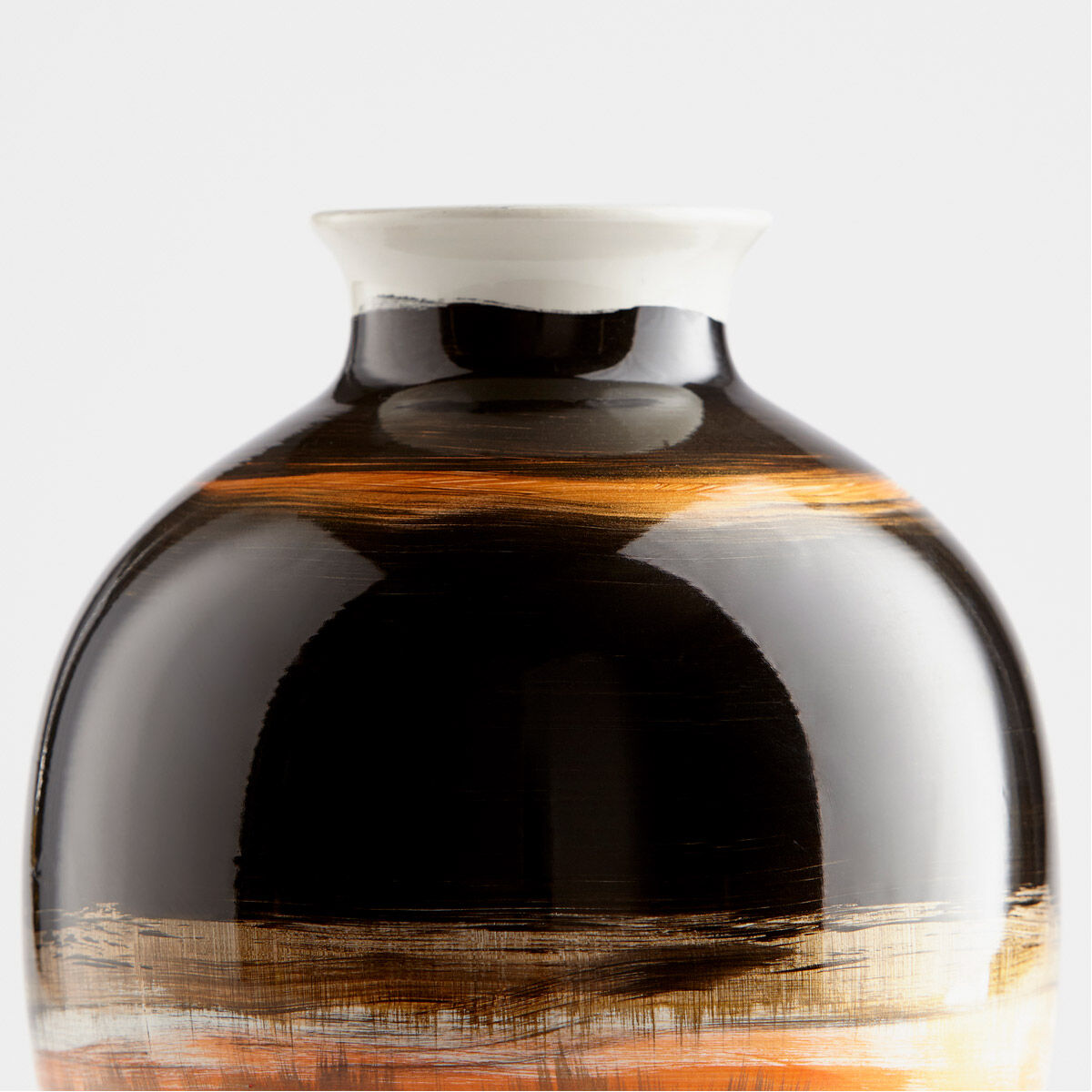 Indian Paint Brush 9 X 7 inch Vase, Number 1