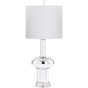 Moonraker 36 inch 100.00 watt Nickel Table Lamp Portable Light
