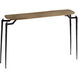 Tarsal 49 X 13 inch Gold and Black Console Table