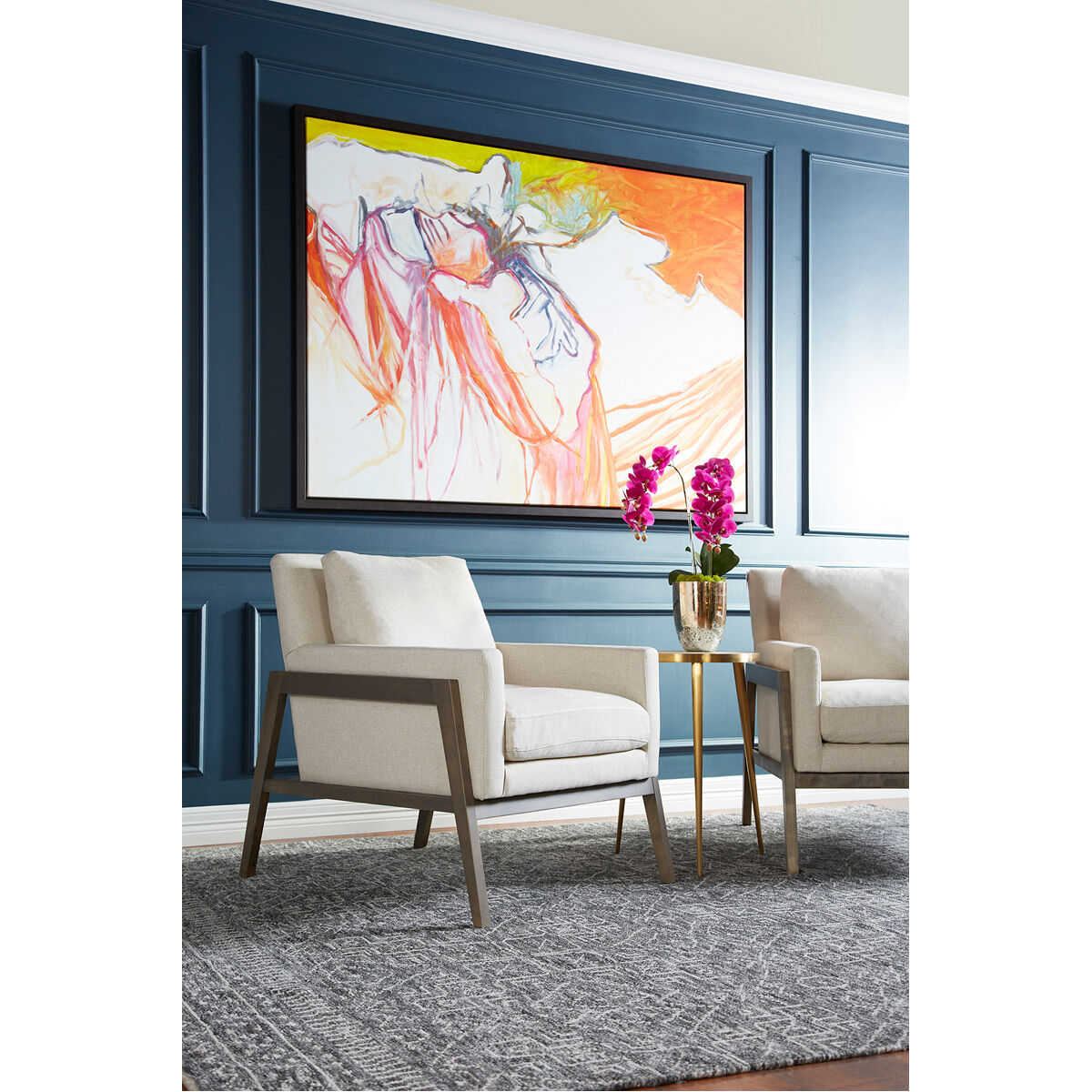 Dresden 18 inch Gold Side Table