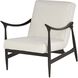 Oscar Dark Brown and Cream Arm Chair