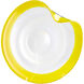 Cosmic 21.25 X 16.5 inch Yellow And Clear Plate, Small