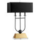 Euri 32 inch 15.00 watt Black and Gold Table Lamp Portable Light