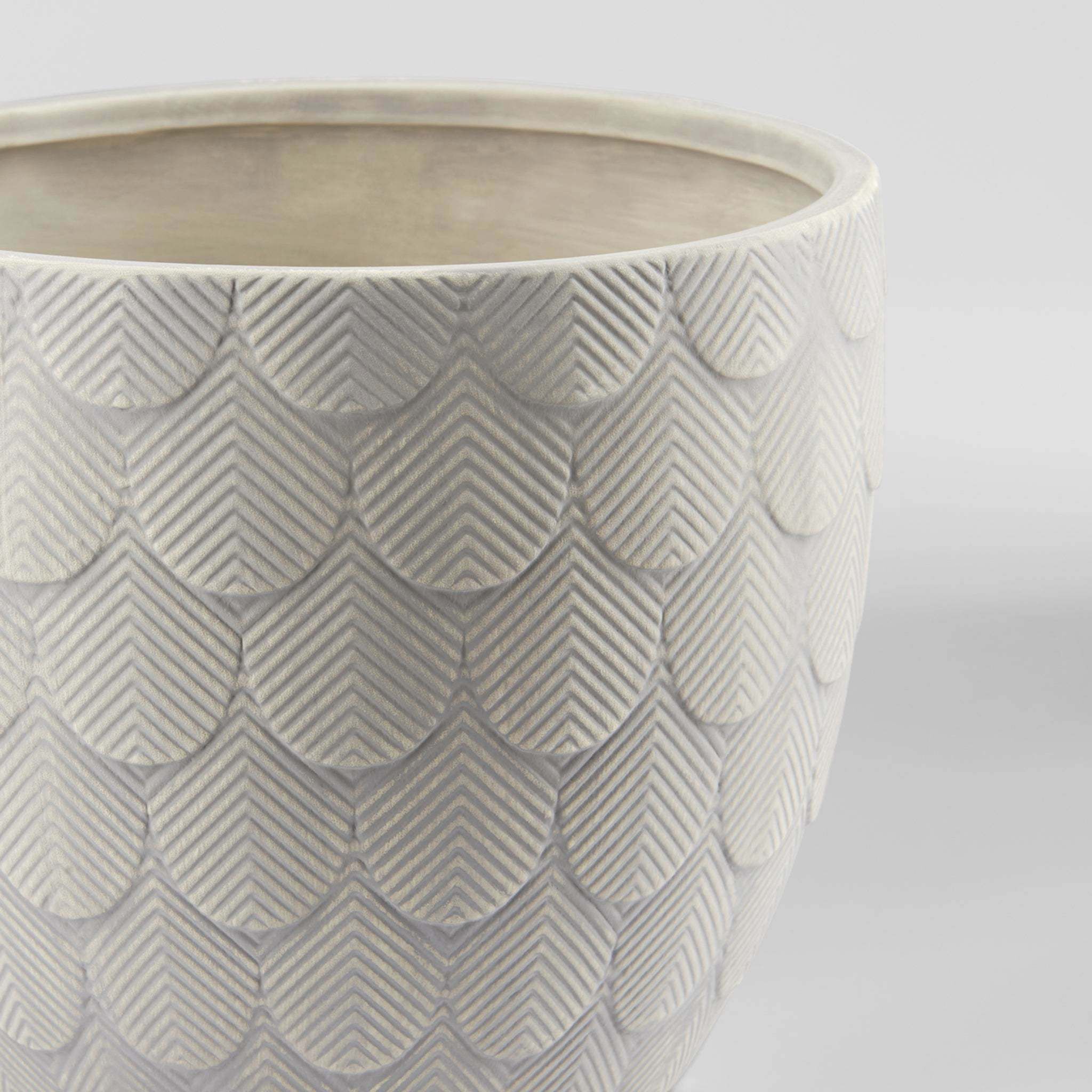 Nereus Grey Planter, Short-Large