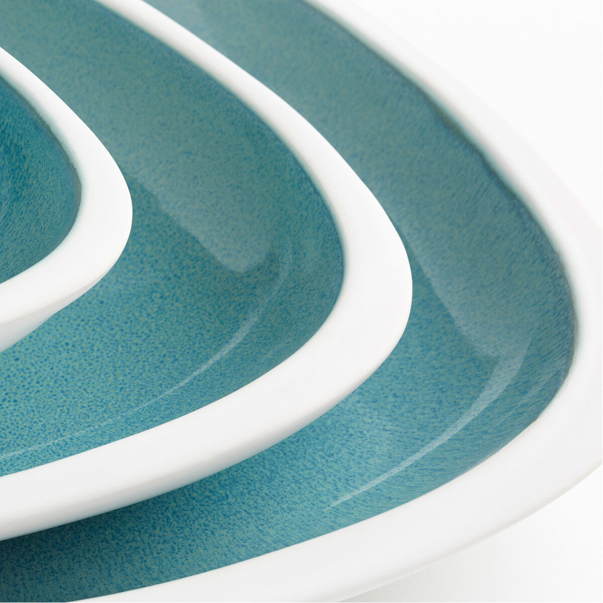 Nice Dream White And Green Tray, Medium