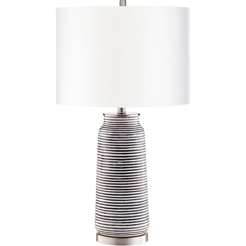 Ella 12.00 watt Satin Nickel Table Lamp Portable Light