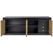 Belluno 78.75 X 23.75 inch Medium Brown and Black Credenza
