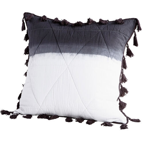 Ella 18 X 18 inch Black And White Pillow Cover