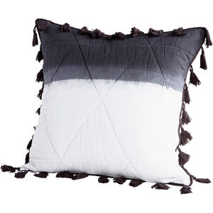 Ella 18 X 18 inch Black And White Pillow Cover