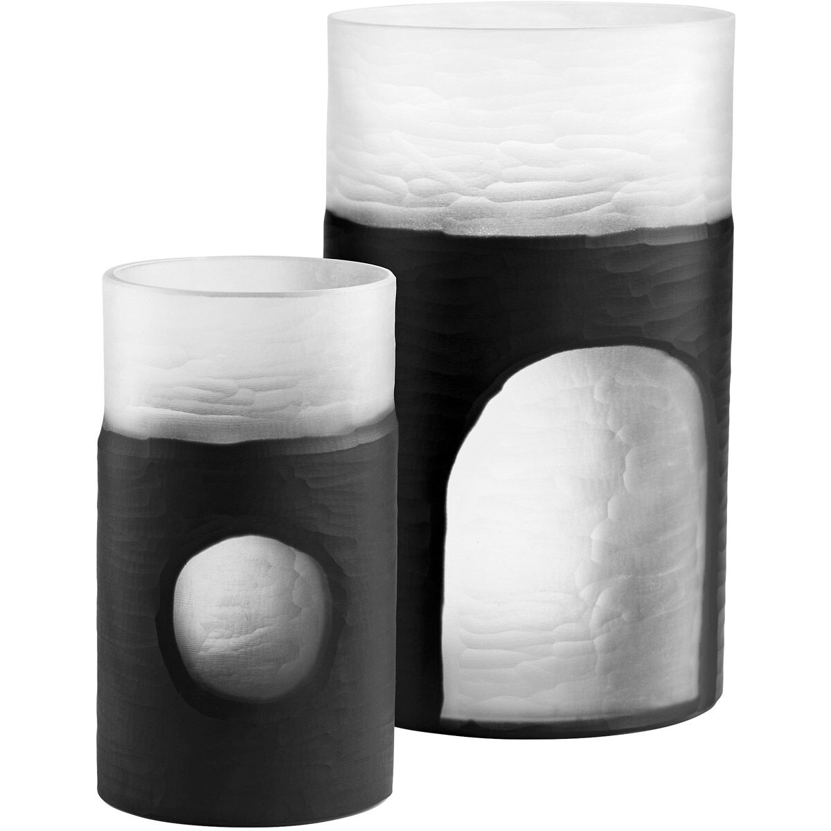 Ominous Frost 8 inch Vase, Medium