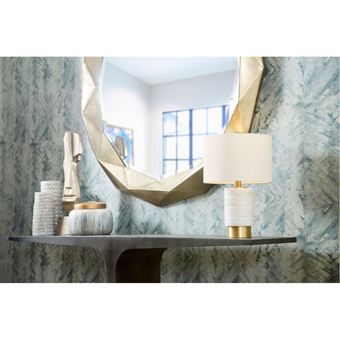 Casper 19 inch 60.00 watt White Table Lamp Portable Light