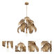 Ravello 1 Light 22.5 inch Antique Brass Pendant Ceiling Light