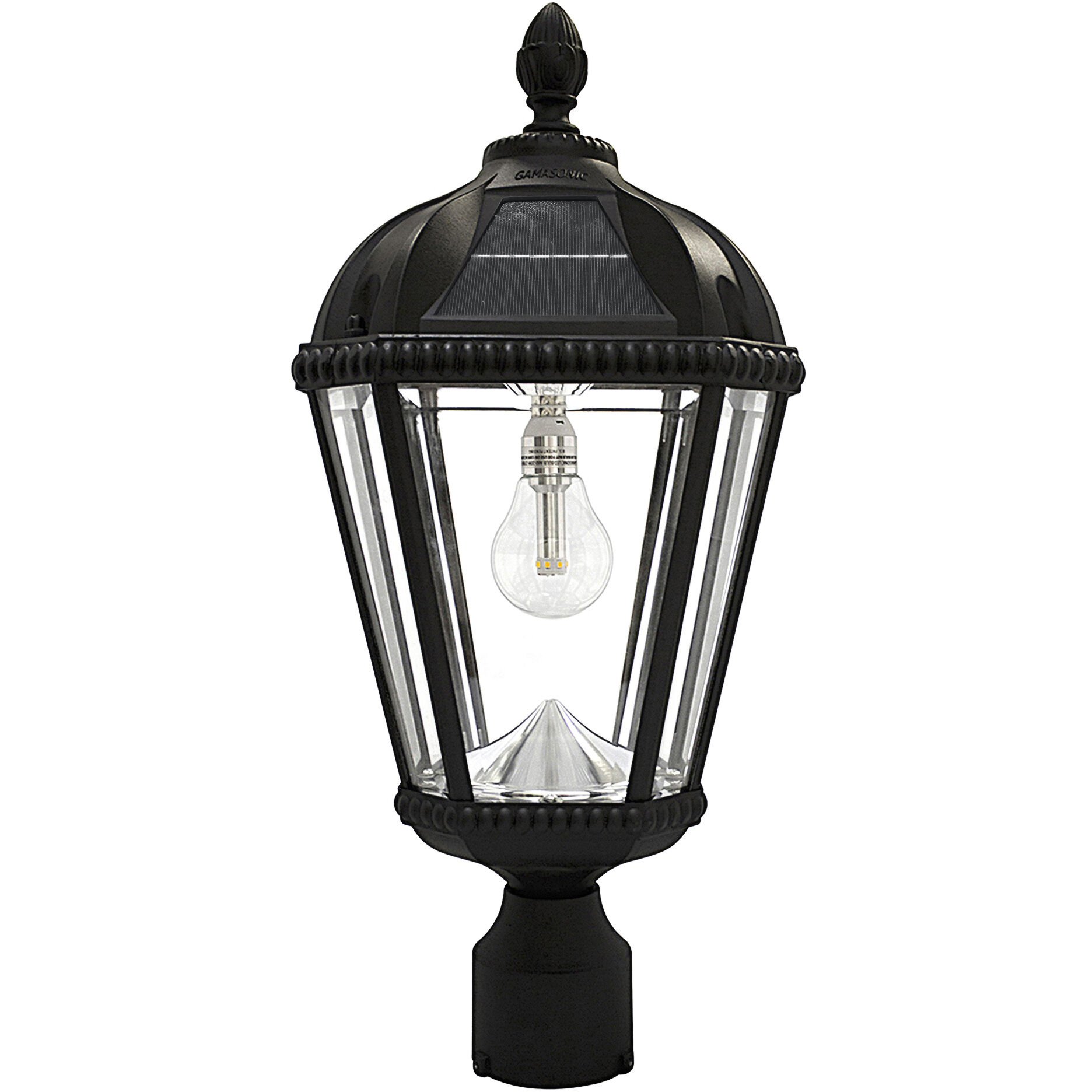 Royal LED 18 inch Black Post Light, Solar