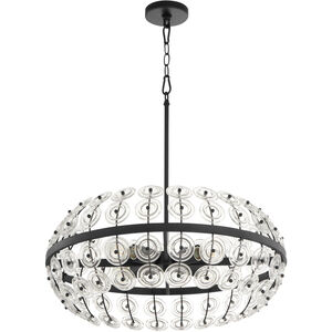 Selena 4 Light 10 inch Matte Black Pendant Ceiling Light