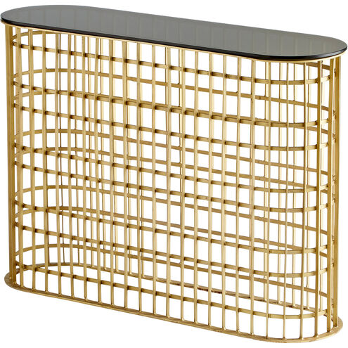 Kingdom 42 X 13 inch Antique Brass Console Table
