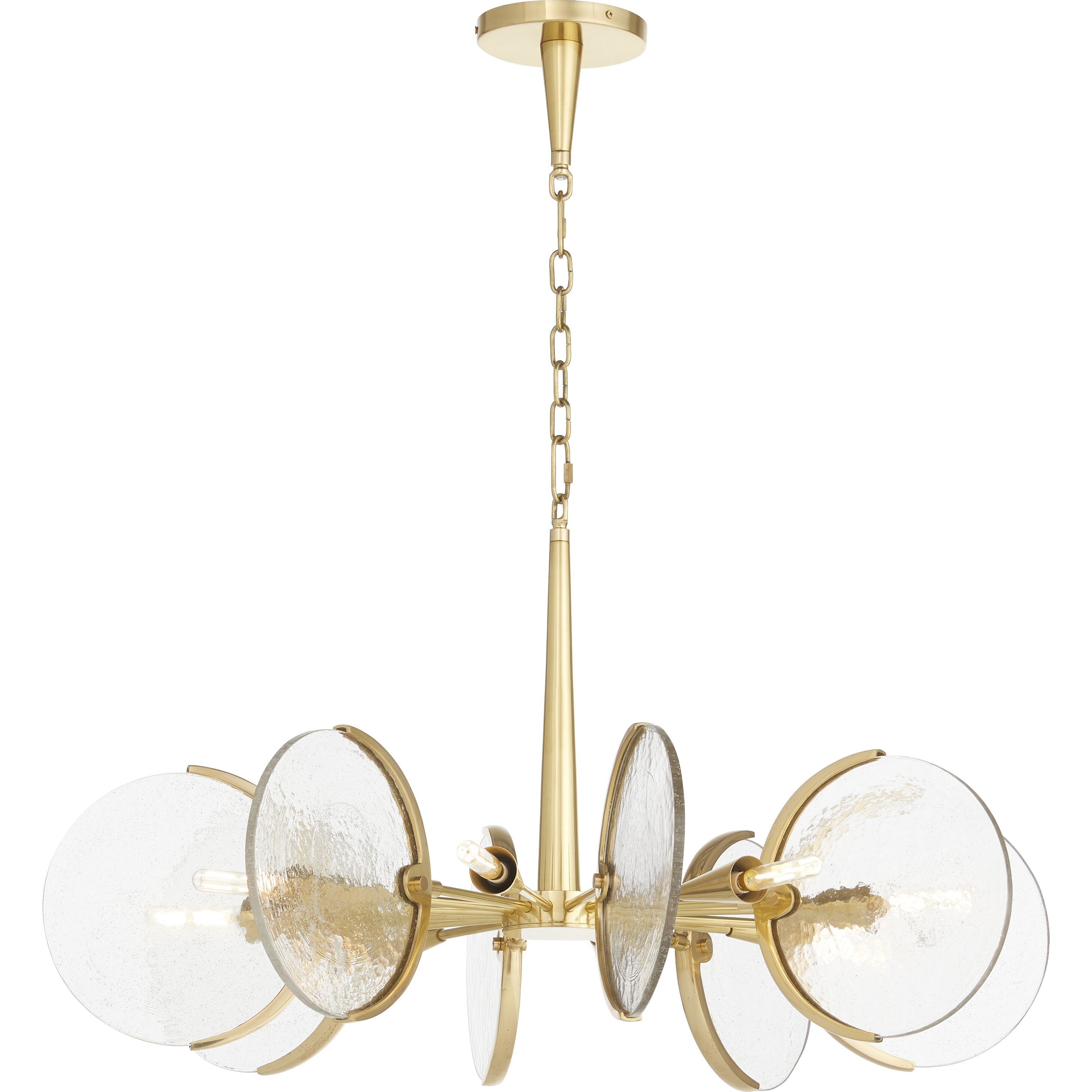 Alton 8 Light 34 inch Aged Brass Chandelier Ceiling Light